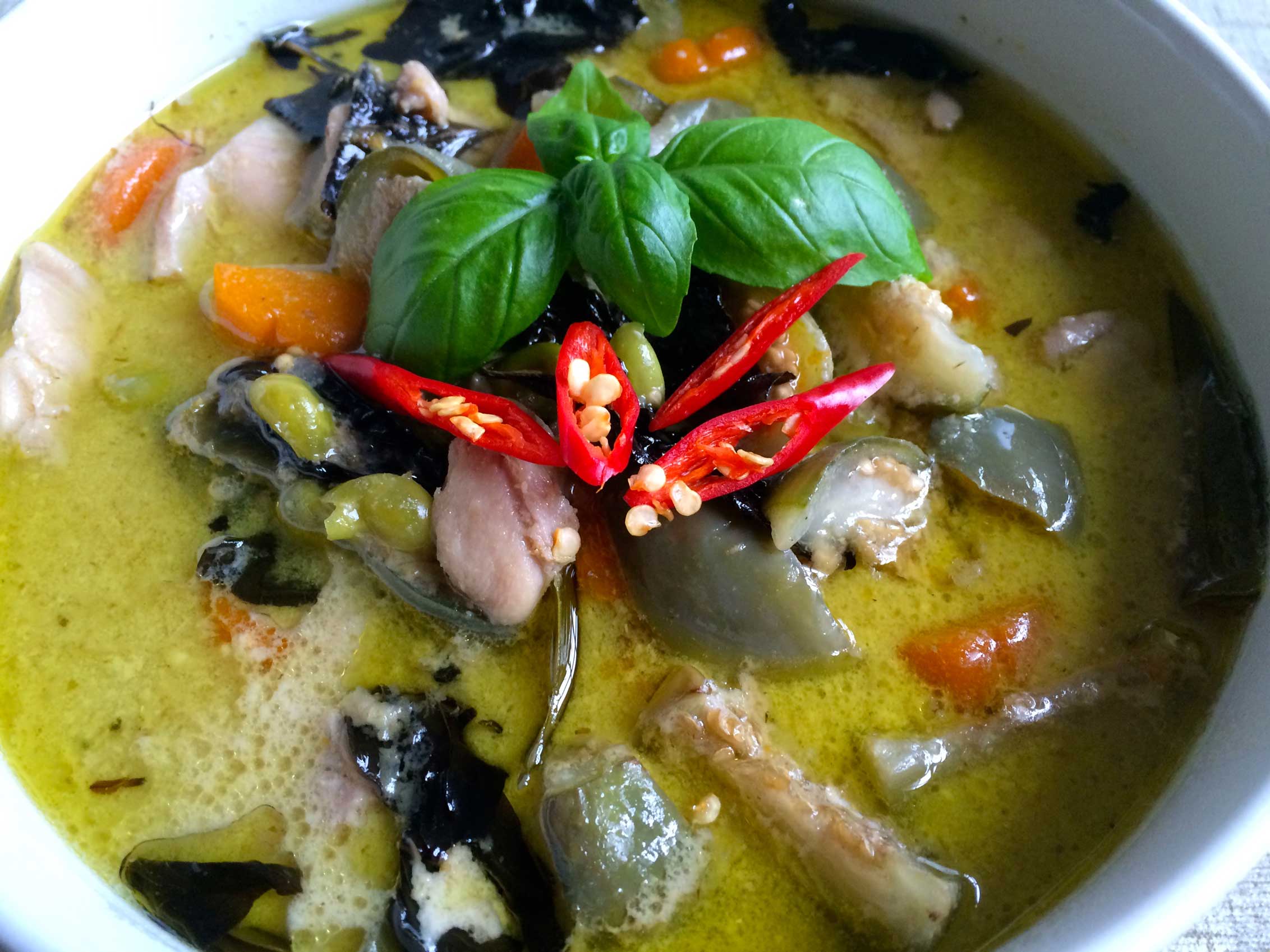Green Curry (Chicken) with Jasmine Rice